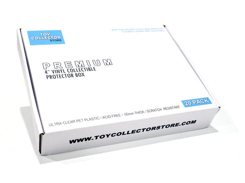 Toy Collector Store Collapsible .50mm Thick Protector Box 20-Pack Fits 4" Funko POP